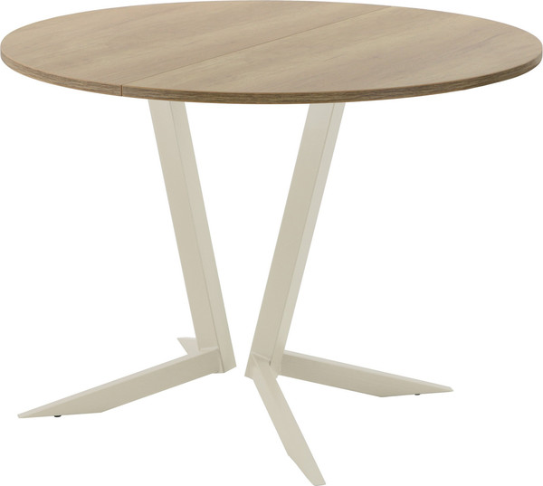 Изображение товара Обеденный стол AMC Elite Е19(900) D1 (бежевый/дуб небраска натур)