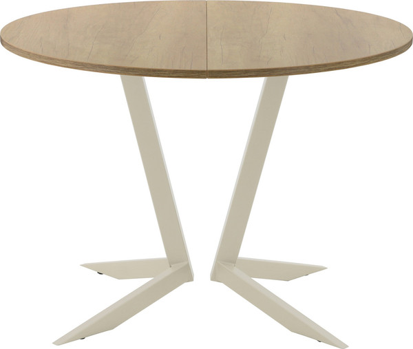 Изображение товара Обеденный стол AMC Elite Е19(900) D1 (бежевый/дуб небраска натур)