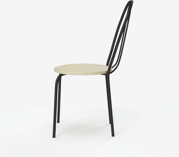 Изображение товара Стул Mio Tesoro Тюльпан Плюс (бежевый/черный)