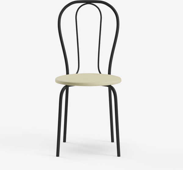 Изображение товара Стул Mio Tesoro Тюльпан Плюс (бежевый/черный)