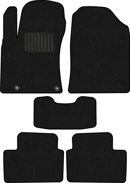 Изображение товара Комплект ковриков для авто Alicosta 0564_1_PR-6 для Kia Ceed III универсал/хэтчбек 5дв/CD 2019-2021 (ворс, черный)
