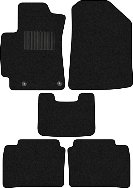 Изображение товара Комплект ковриков для авто Alicosta 0569_1_PR-6 для Kia Cerato IV седан 2018-н.в. (ворс, черный)