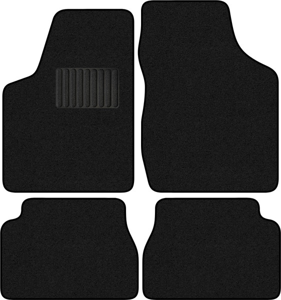 Изображение товара Комплект ковриков для авто Alicosta 0586_1_PR-6 для Kia Rio I седан/универсал/DC 2000-2005 (ворс, черный)
