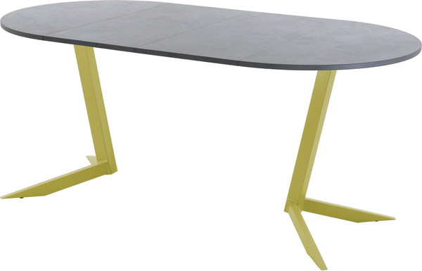 Изображение товара Обеденный стол AMC Elite Е19(900) D1 (золото/бетон чикаго светло-серый)