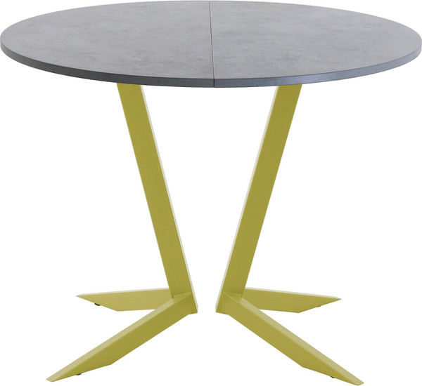 Изображение товара Обеденный стол AMC Elite Е19(900) D1 (золото/бетон чикаго светло-серый)