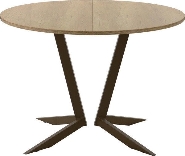 Изображение товара Обеденный стол AMC Elite Е19(800) D1 (коричневый/дуб небраска натур)