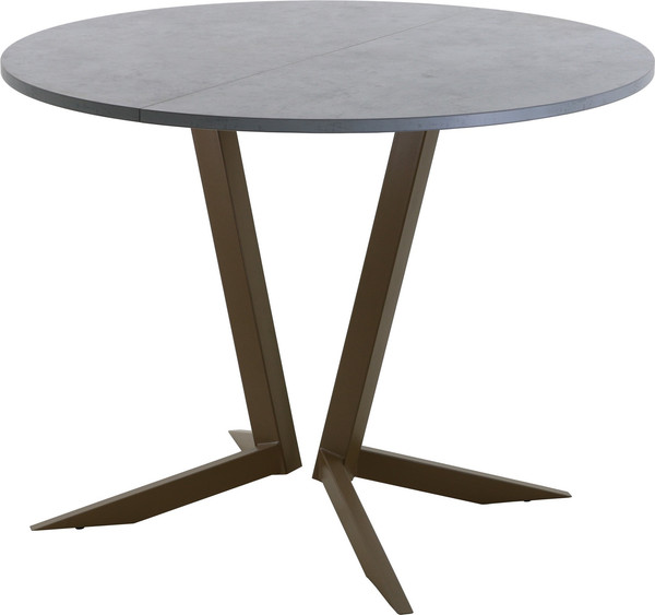 Изображение товара Обеденный стол AMC Elite Е19(800) D1 (коричневый/бетон чикаго светло-серый)