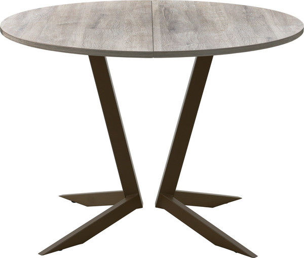 Изображение товара Обеденный стол AMC Elite Е19(800) D1 (коричневый/дуб уайт-ривер песочно-бежевый)