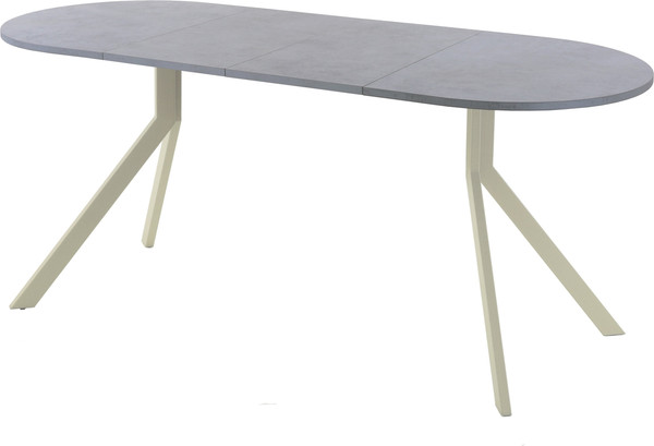 Изображение товара Обеденный стол AMC Elite Е18(1200) D3 (бежевый/бетон чикаго светло-серый)