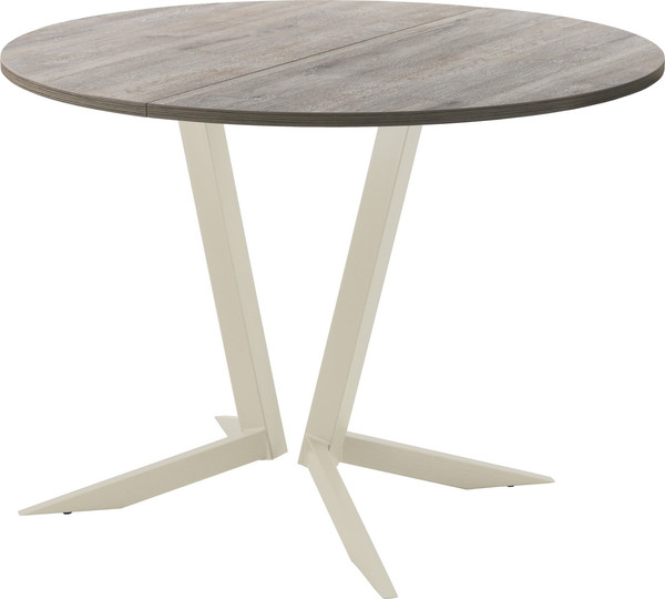 Изображение товара Обеденный стол AMC Elite Е19(800) D1 (бежевый/дуб уайт-ривер песочно-бежевый)