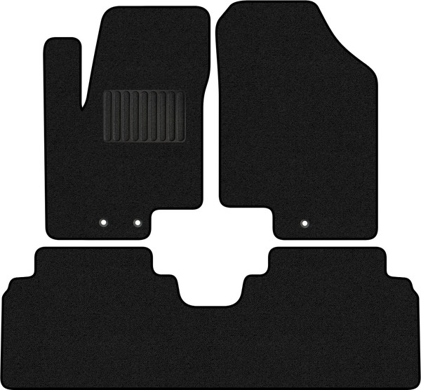 Изображение товара Комплект ковриков для авто Alicosta 0612_1_PR-6 для Kia Venga хэтчбек 5дв 2010-2017 (ворс, черный)