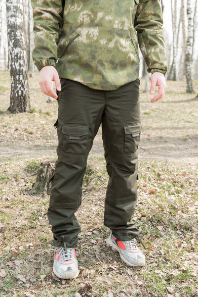 Изображение товара Штаны для охоты и рыбалки Taygerr Смок Твил/Хаки Лето (р.52-54/170-176)