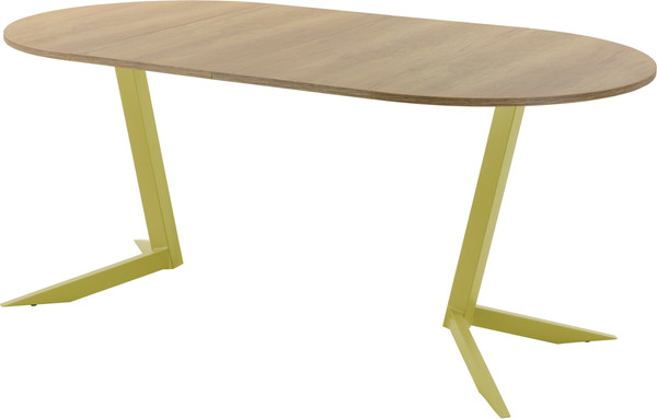 Изображение товара Обеденный стол AMC Elite Е19(800) D1 (золото/дуб небраска натур)