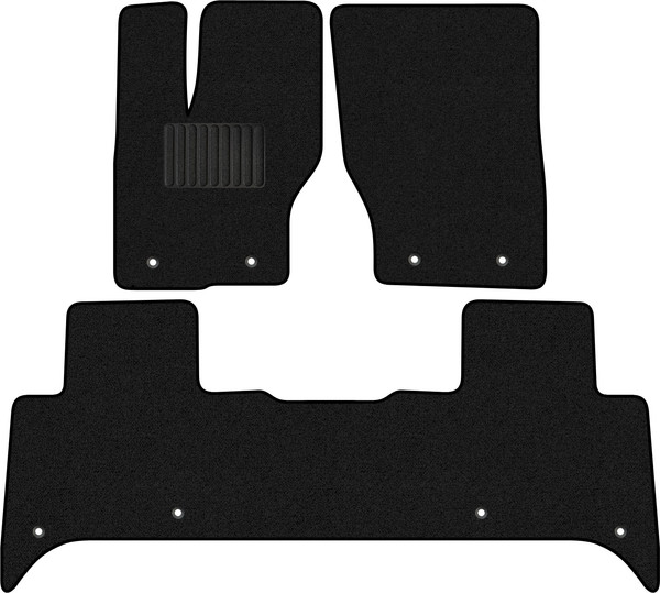 Изображение товара Комплект ковриков для авто Alicosta 0643_1_PR-6 для Land Rover Discovery Sport I SUV/L550 2019-н.в. (ворс, черный)