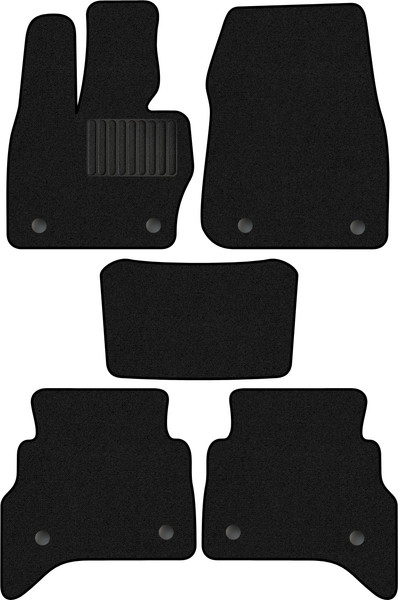 Изображение товара Комплект ковриков для авто Alicosta 2343_1_PR-6 для Land Rover Freelander II SUV/L359 2010-2014 (ворс, черный)