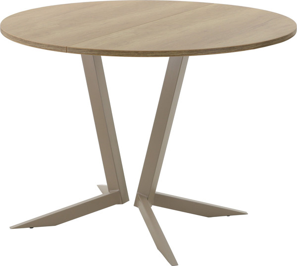 Изображение товара Обеденный стол AMC Elite Е19(800) D1 (капучино/дуб небраска натур)