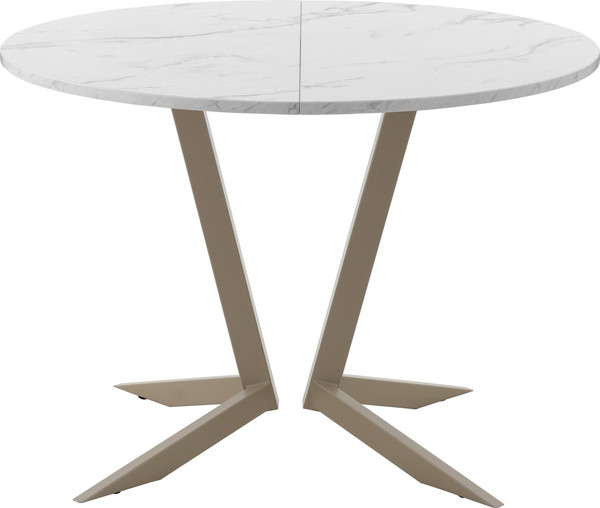 Изображение товара Обеденный стол AMC Elite Е19(800) D1 (капучино/мрамор кристалл)