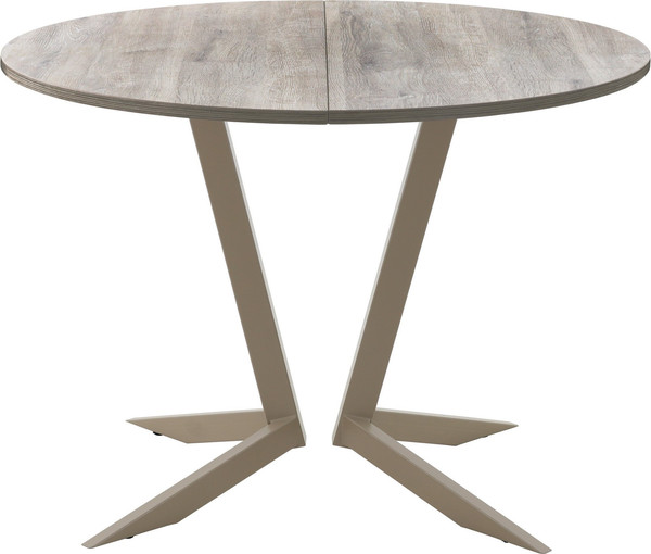 Изображение товара Обеденный стол AMC Elite Е19(800) D1 (капучино/дуб уайт-ривер песочно-бежевый)