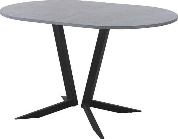 Изображение товара Обеденный стол AMC Elite Е19(1200) D3 (черный/бетон чикаго светло-серый)