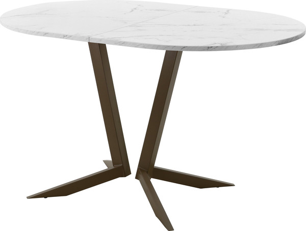 Изображение товара Обеденный стол AMC Elite Е19(1200) D3 (коричневый/мрамор кристалл)