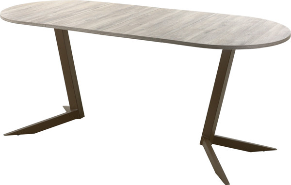Изображение товара Обеденный стол AMC Elite Е19(1200) D3 (коричневый/дуб уайт-ривер песочно-бежевый)
