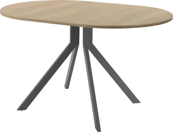 Изображение товара Обеденный стол AMC Elite Е18(1200) D3 (графит/Дуб небраска натур)