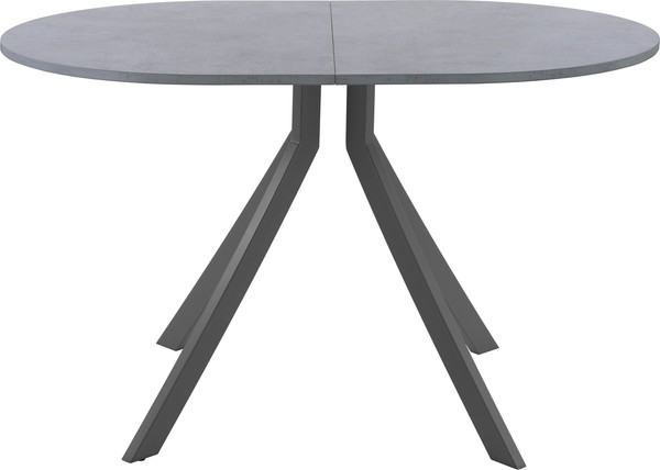 Изображение товара Обеденный стол AMC Elite Е18(1200) D3 (графит/бетон чикаго светло-серый)