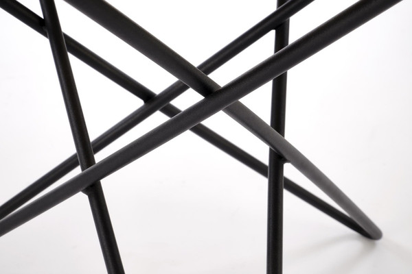 Изображение товара Журнальный столик Halmar Leila 2 (белый мрамор/черный)