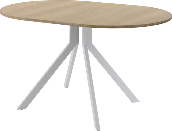 Изображение товара Обеденный стол AMC Elite Е18(1200) D3 (серебро/дуб небраска натур)