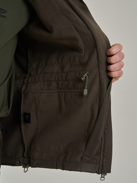 Изображение товара Костюм для охоты и рыбалки Taygerr Кречет Дюспо-Флис/Хаки Весна-Осень (р.44-46/170-176)