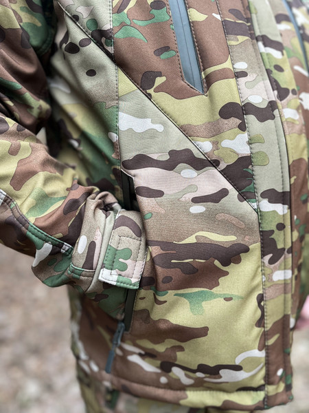 Изображение товара Костюм для охоты и рыбалки Taygerr Матрица Софтшелл/Мультикам Весна-Осень (р.48-50/182-188)