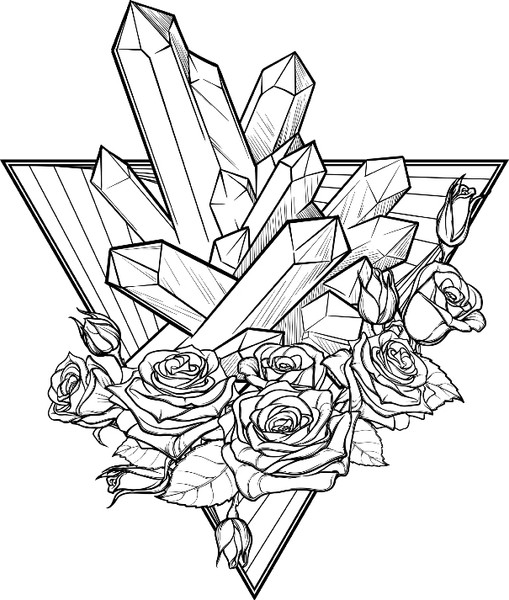 Изображение товара Раскраска-антистресс Эксмо Тени готики. Таинственный мир мрака