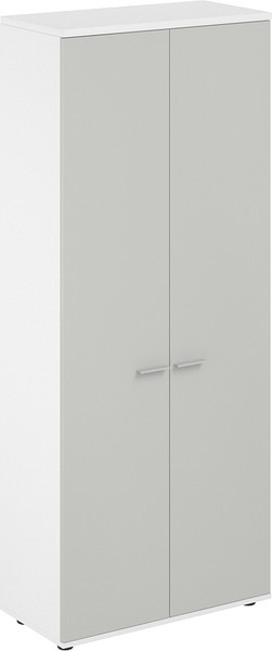 Изображение товара Шкаф Norden 80x40x195.5 / SG.824.WH.SH (белый/серый бархат)