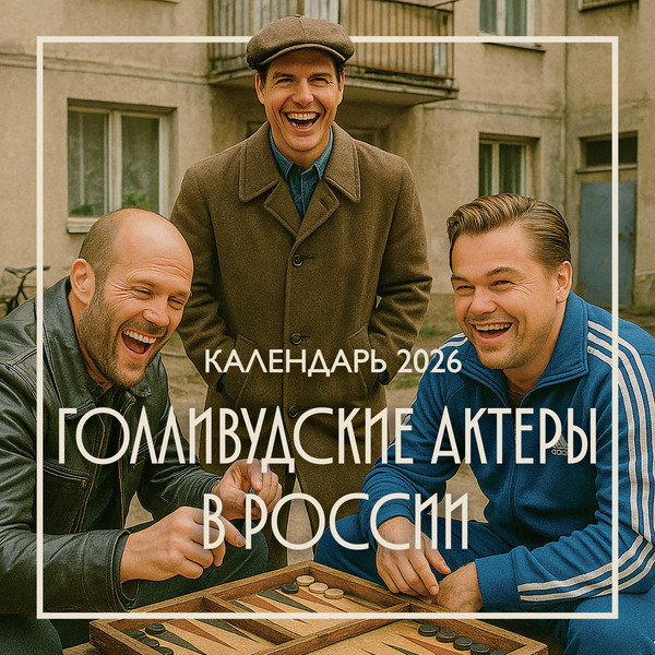 Изображение товара Календарь настенный Эксмо Голливудские актеры в России. 2026 год (9785042240812)