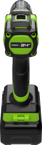 Изображение товара Аккумуляторная дрель-шуруповерт Greenworks DD345 бесщеточная 24V / 3708307CUB (с АКБ 4Ач и ЗУ)