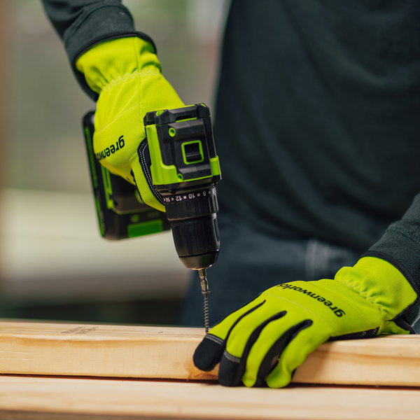 Изображение товара Аккумуляторная дрель-шуруповерт Greenworks DD345 бесщеточная 24V / 3708307CUB (с АКБ 4Ач и ЗУ)