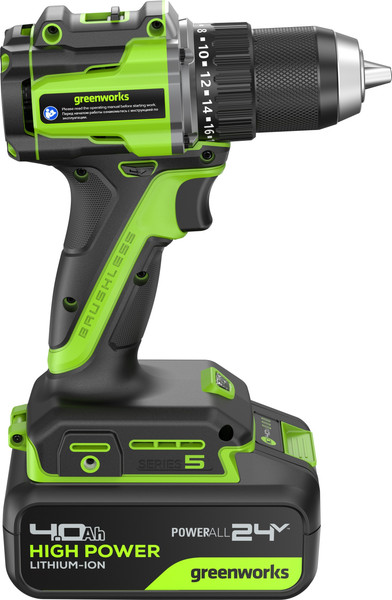 Изображение товара Аккумуляторная дрель-шуруповерт Greenworks DD560 / 3708407CUB