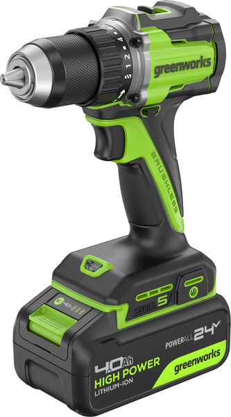 Изображение товара Аккумуляторная дрель-шуруповерт Greenworks DD560 / 3708407CUB