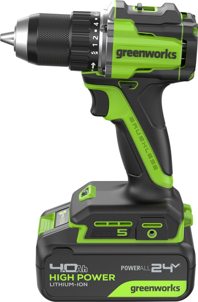 Изображение товара Аккумуляторная дрель-шуруповерт Greenworks DD560 / 3708407CUB