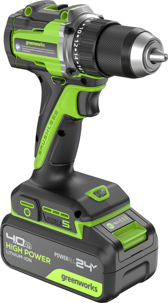Изображение товара Аккумуляторная дрель-шуруповерт Greenworks DD560 / 3708407CUB