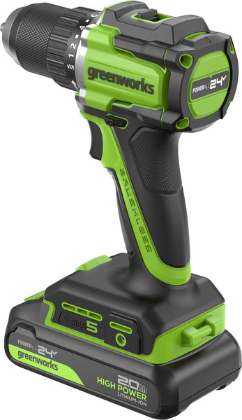 Изображение товара Аккумуляторная дрель-шуруповерт Greenworks DD560 / 3708407CUC