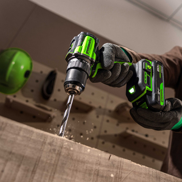 Изображение товара Аккумуляторная дрель-шуруповерт Greenworks DD560 / 3708407CUC