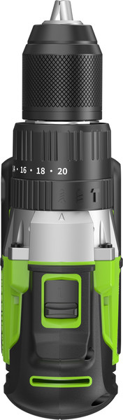 Изображение товара Аккумуляторная дрель-шуруповерт Greenworks GD24DD60 бесщеточная 24V / 3704107CUB (с АКБ 4Ач и ЗУ)