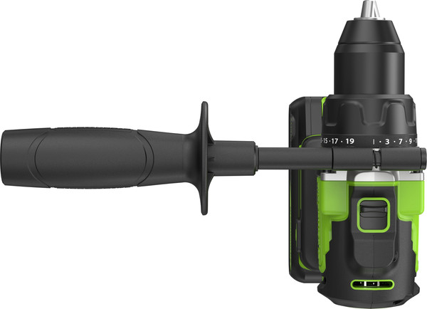 Изображение товара Аккумуляторная дрель-шуруповерт Greenworks GD24DD90 бесщеточная 24V / 3707507CUB (с АКБ 4Ач и ЗУ)