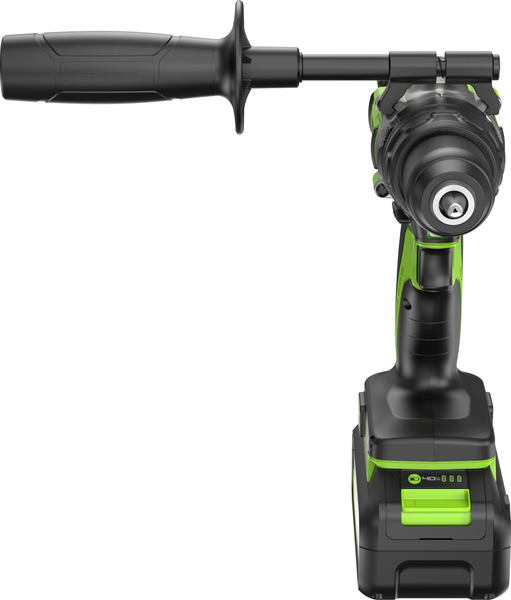 Изображение товара Аккумуляторная дрель-шуруповерт Greenworks GD24DD140 бесщеточная 24V / 3707607CUB (с АКБ 4Ач и ЗУ)