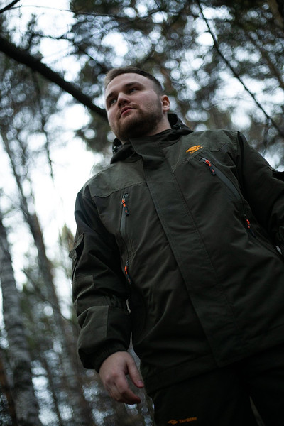 Изображение товара Костюм для охоты и рыбалки Taygerr Форс Таслан/Т.Хаки Весна-Осень -5 (р.44-46/170-176)