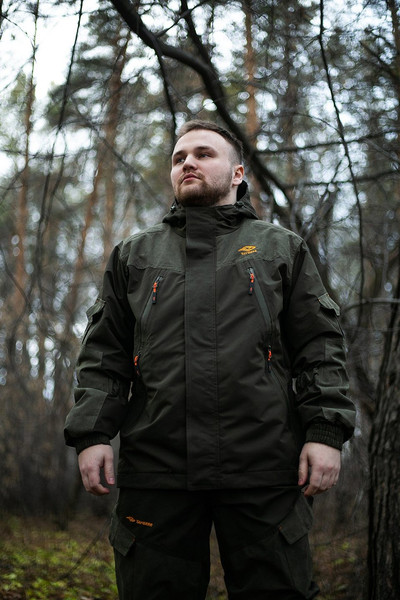 Изображение товара Костюм для охоты и рыбалки Taygerr Форс Таслан/Т.Хаки Весна-Осень -5 (р.44-46/170-176)