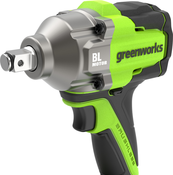 Изображение товара Аккумуляторный гайковерт Greenworks IW5500 бесщеточный 24V / 3805007 (без АКБ и ЗУ)