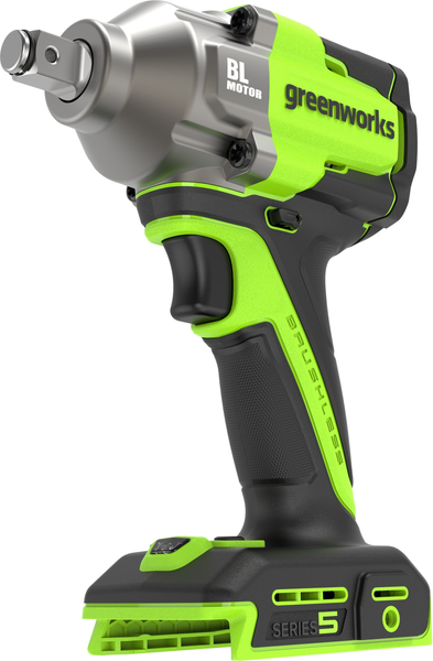 Изображение товара Аккумуляторный гайковерт Greenworks IW5500 бесщеточный 24V / 3805007 (без АКБ и ЗУ)
