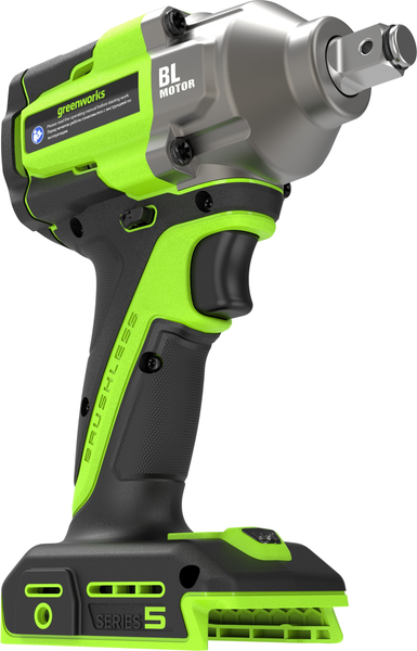 Изображение товара Аккумуляторный гайковерт Greenworks IW5500 бесщеточный 24V / 3805007 (без АКБ и ЗУ)